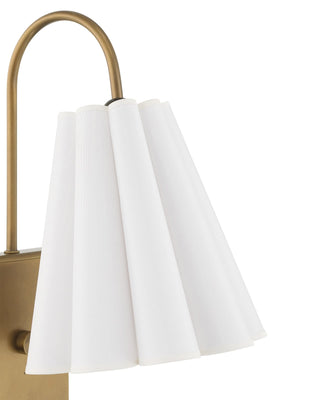 Blithe White Wall Sconce, alternate view 2