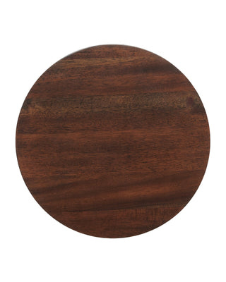 Sasha Walnut Drinks Table, alternate view 3