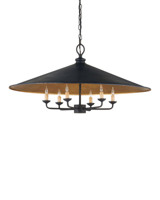 Brussels Black Chandelier, alternate view 4