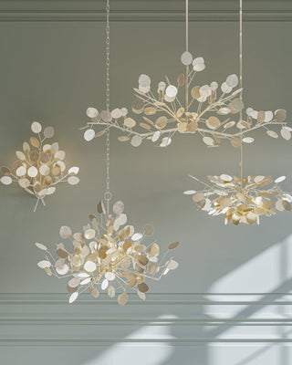 Lunaria Small Silver Chandelier, alternate view 8