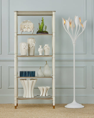 Glass White Pear Set of 2, alternate view 5