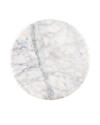 Passementerie White Marble Drinks Table, alternate view 3
