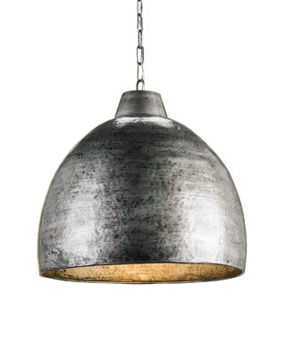 Earthshine Large Steel Pendant in metal