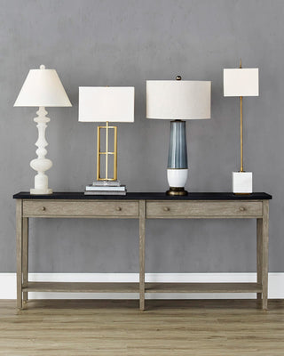 Farrington White Table Lamp, alternate view 3