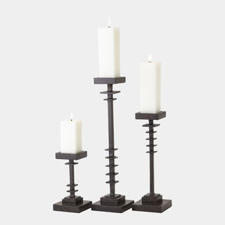 Corentin Candle Holder, Medium, styled in a room