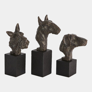 Labrador Retriever Sculpture, styled in a room