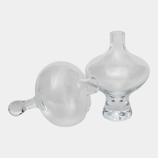 Mini Floating Footed Vase, styled in a room
