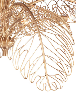 Taormina Brass Chandelier, alternate view 2