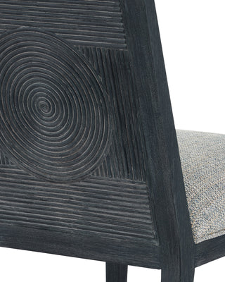Santos Vintage Navy Side Chair, Barrett Dusk, alternate view 2