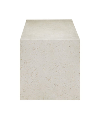 Carson Ivory Terrazzo Bench, alternate view 5