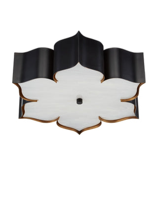 Grand Lotus Black Flush Mount, alternate view 5