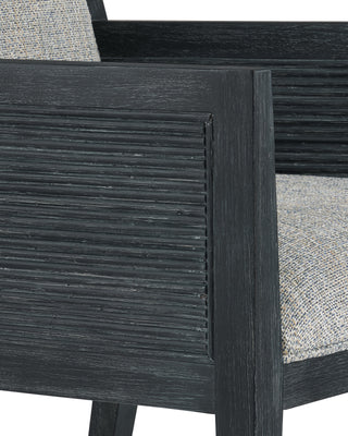 Santos Vintage Navy Armchair, Barrett Dusk, alternate view 3