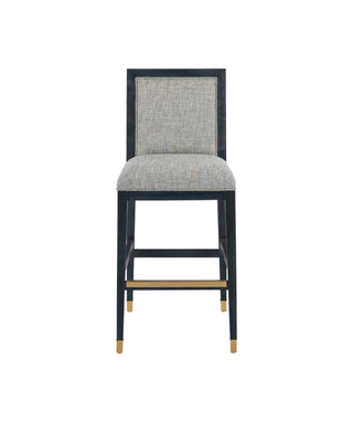 Santos Vintage Navy Bar Stool, Barrett Dusk, alternate view 6