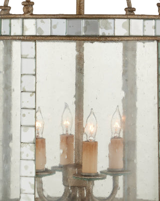 Corsica Small Silver Lantern, alternate view 2