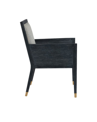 Santos Vintage Navy Armchair, Barrett Dusk, alternate view 8