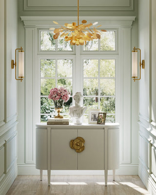 Lunaria Small Gold Chandelier, alternate view 7